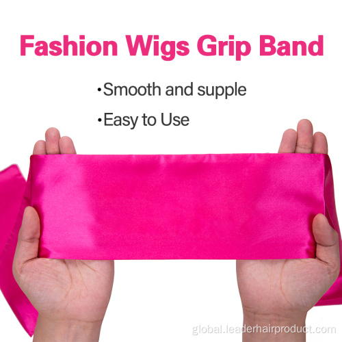 Wig Headband Custom Silky Edge Scarves Frontal Wrap Satin Headband Supplier
